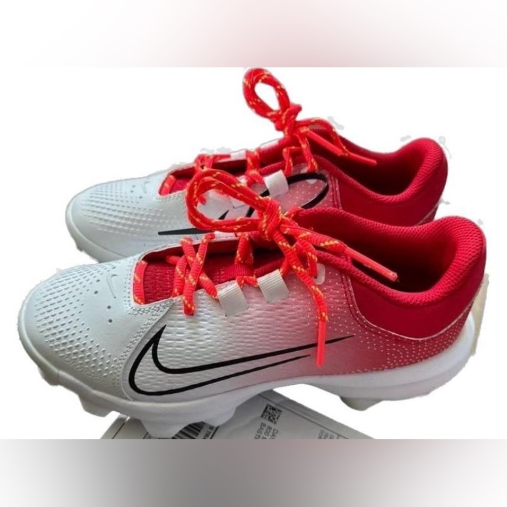 Nike Hyperdiamond 4 Pro MCS Softball Baseball Cleats University Red White